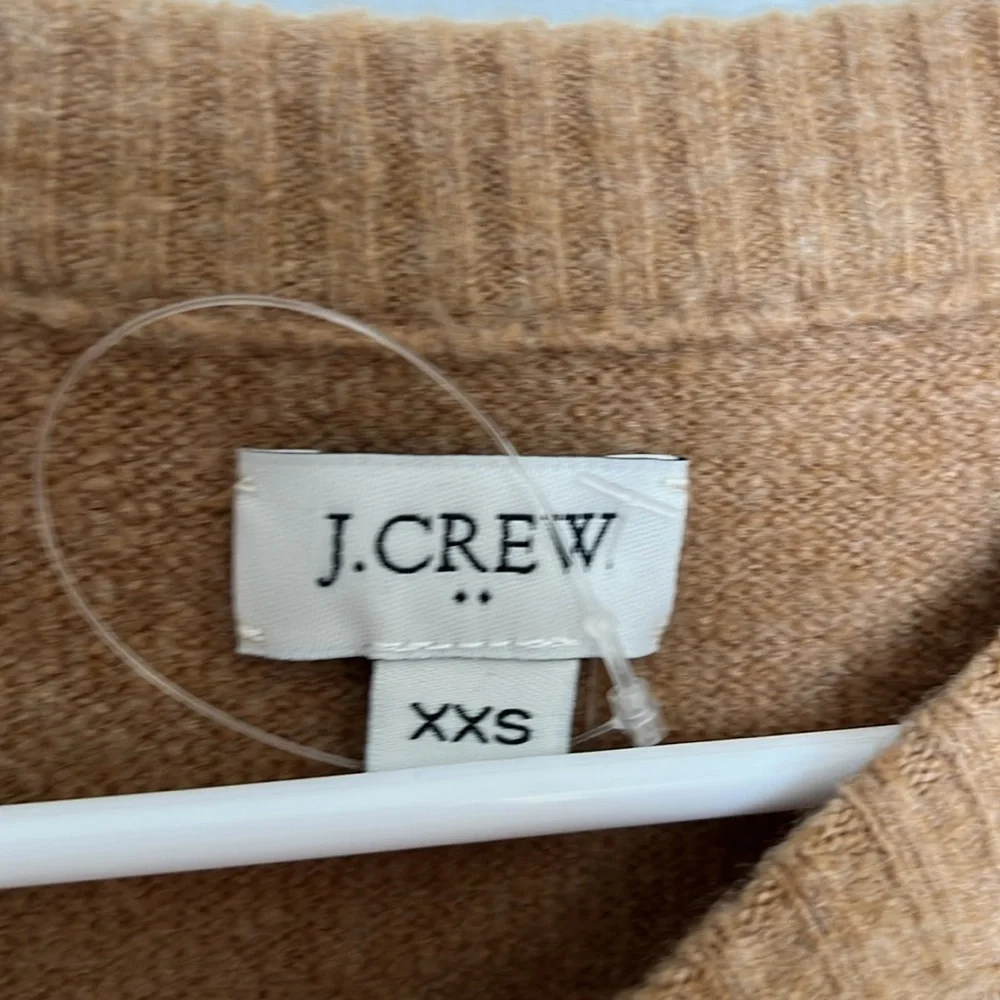 J. Crew Tan Crewneck Sweater, NWOT